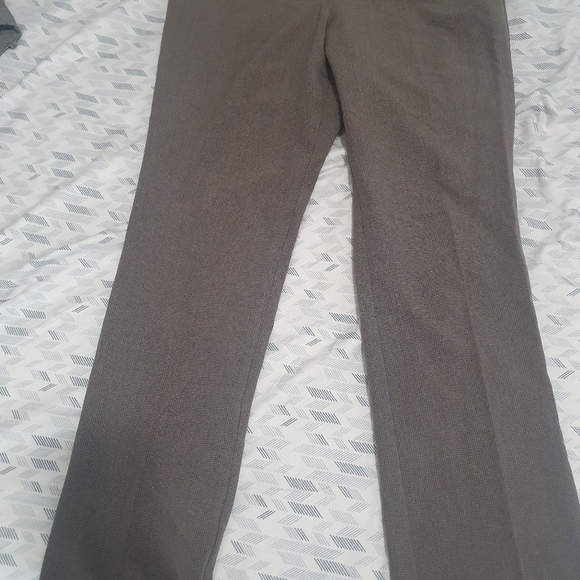 Worthington Pants Size 10P. Colors brown,grey and turquoise - Picture 5 of 7